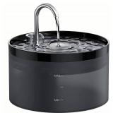 Cat Water Fountain: Dog Bowl Fountains - Automatic Pet Dispenser - Dogs Drinking Waterer Bowls Indoor - Auto Watering Dish Supplies - Easy Cleaning Animal Machine - Quiet 67oz/2L Kitty Drink Fountain