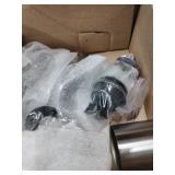 Delta 5-Setting HydroRain 2-in-1 Dual Shower Head with ProClean Spray, Brushed Nickel High Pressure Shower Head with Handheld Spray, 1.75 GPM Flow Rate, Satin Nickel 75419SN