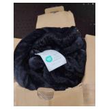 Bedsure GentleSoft Sherpa Fleece Throw Blanket Twin Size for Couch - Thick and Warm Throw for Women and Men, Soft Fuzzy Plush Twin Blanket for Winter, Black, 60x80 Inches