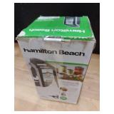 Hamilton Beach Smooth Edge Electric Automatic Can Opener for Kitchen with Easy Push Down Lever, Extra Tall, Includes Stainless Steel Scissors, Black and Chrome (76607)