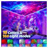 Dinosaur Baby Sound Machine Night Light Projector, 22 White Noise Machine Baby 5.3 Bluetooth Speaker, 196Color Remote Control | Toddler Night Light for Kids, Boy Gift Dinosaur Decor Galaxy Light