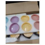 16 oz Mason Jar Cups with Handle,Mason Jar Cups with Lids and Straws,Set include glass straws, stainless steel straws, wooden lids, plastic lids,cup brush, straw brush,Hemp rope, tag 8pack