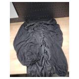 GothDark Womens Sexy Sequin Dress Mesh Mini Bodycon Sparkly V Neck Puff Sleeve Gothic Cocktail Party Club Ruched Outfits Black S