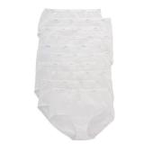 Hanes womens Cotton briefs underwear, 10 Pack - Brief White, 7 US
