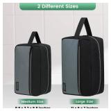 Carbrea Travel Toiletry Bag - Small Tavel Bag for Toiletries, Cosmetics, Accessories, Gifts - Black