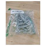 AmazerBath Shower Curtain Hooks Chrome Metal Shower Curtain Rings Rust Proof, Double Sided Shower Curtain Hooks for Shower Curtain Liner Smooth Shower Hooks Rings for Bathroom, Shower Rod Hook 12Pcs