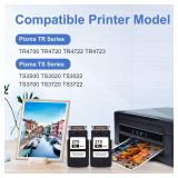 PG-275 Black Ink Cartridge Replacement for Canon 275 Black Ink Cannon 275 Ink PG-275XL 275XL Ink Cartridges for Canon Printers Pixma TS3722 TS3522 TS3500 TS3700 TR4720 TR4700 TR4722 Printer Ink 275