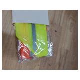 Saintrygo 2 Pieces Dog Bandanas Reflective Dog Scarf Yellow Orange High Visibility Safety Camping Puppy Bandanas Triangle Bibs for Medium Large Pets Cats Puppy(13-18.5 Inches,Halter Neck)