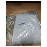 AISENO 48 Inch Christmas Tree Skirt White Thick Luxury Quilted Cotton with Burlap Decoration for Merry Christmas Party Christmas Tree Skirt Decorations