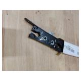 2 Point Bolt Mortise Lock Replacement Fits for Pella Storm Doors ONLY, 2-1/2\" Handle PZ, 7/8\" Backset, 7-1/4\" Faceplate Screw Hole Centers, Bolts Spaced at 2-1/2\", Non-Handed, Black