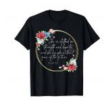 Floral She Is Clothed In Strength And Dignity, Christian Tee T-Shirt S