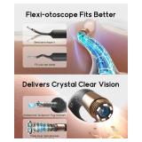 Bebird Earsight Plus R37R Ear Cleaning Camera Wax Removal Tool kit, FSA HSA Eligible Flexible Ear Scope Otoscope Camera Light, Visual Ear Picker Wireless Earwax Remover Tweezers for Adults & Kids
