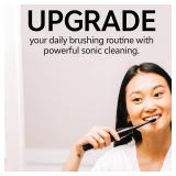 Tao Clean UV Sanitizing Sonic Toothbrush and Cleaning Station, Electric Toothbrush, Dual Speed Setting, Black