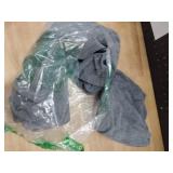 HFCNMY Mid Century Modern Dining Chair Covers-Water Repellen Shell Chair Cover Knitted Jacquard Modern Dining Chair Covers with Elastic Bands 4 Pack Dark Gray