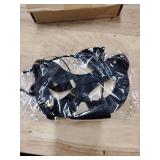 Sratte 3 Pcs Halloween Cat Masks Costume for Woman Include Cat Face Eye Masquerade Mask Black Ear Headband Bell Collar for Cosplay Costumes Dress up Theme Party Favors Decorations