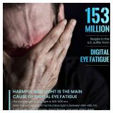 racico Blue Light Glasses for Men & Women - Mixed Material + Metal Frames with UV Protection Coating