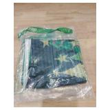 AVOIN colorlife Christmas Trees Star Black Throw Pillow Cover, 12 x 20 Inch Snowflake Seasonal Winter Holiday Cushion Case Decoration for Sofa Couch