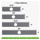 Yinoos 23.6\" x 4\" Stone Faucet Mat for Kitchen Sink, Quick Drying Diatomite Sink Tray, Faucet Sink Splash Guard for Prevents Moisture Buildup (Dark Gray)