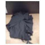 Capuffy Women Drape Neck Formal Maxi Dresses Lace Backless Cocktail Party Dress Spaghetti Straps Mermaid Evening Gown 221(Black,M)