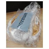 LUCKITTY Large Cat Tunnel Bed Under Christmas Tree with Fluffy Toy Balls, Small Cushion and Flexible Design- 10 inch Diameter, 3 ft Length- Great for Cats, and Small Dogs, Gray Geometric Figure