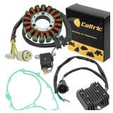 Caltric Stator & Regulator & Gasket Compatible With Honda Trx300 Trx-300 Fourtrax 300 1993-2000