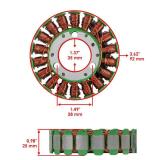 Caltric Stator & Regulator & Gasket Compatible With Honda Trx300 Trx-300 Fourtrax 300 1993-2000