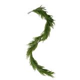 Melorca&Guilla Norfolk Pine Garland,1Pcs 6ft Real Touch Norfolk Pine Garland Realistic Christmas Garland for Christmas Decorations (1, 6ft-001)