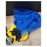 Spooktacular Creations Halloween Child Girl Cute Yellow Shirt Tutu Outfit, Kids Halloween Costume Accessories Set with Hat Gloves Suspender Goggle for Holiday Dress Up Parties