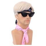 Deifor Platinum Blonde Straight Synthetic Men