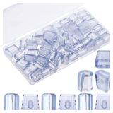 Romooa 30 Pieces Kitchen Sink Rack Feet Sink Grate Grid Rubber Bumpers Protectors for Kitchen Grid Accessories Replacement Parts(Clear)