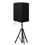 Yexcend Speaker Cover for 12 Inch PA/DJ Powered Speaker Mounted on Stand, Outdoor Speaker Covers UV Protection Water Resistant Dustproof 600D Oxford Cloth(Black)