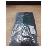 PONY DANCE Black Kitchen Curtains Over Sink 24 inch Long for Small Windows, Black Out RV Bunk Panels, Solid Half Window Short Drapes Tiers for Bathroom Camper, Width 29 x Length 24 inches, 2 Panels