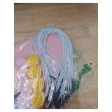 24 PCS Rainbow Party Hats - DIY Assemble Pastel Rainbow Themed Paper Hats Pastel Party Birthday Party Cone Hats Macaron Themed Party Hats for Kids and Adults Birthday, Baby Shower Party Decorations