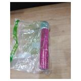 Sanwuta Fake Microphone Prop Sparkly Bling Rhinestones Plastic Play Microphone Pretend Glitter Bedazzled Mic for Cosplay Party Costume(Pink)