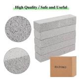 25 Pieces Pumice Stone Toilet Bowl Cleaner, Pumice Scouring Stick Remove Hard Water Ring in Toilet, Pumice Stones for Cleaning, Household, Bath, Kitchen, Pool (5.9 x 1.4 x 0.9 Inches)