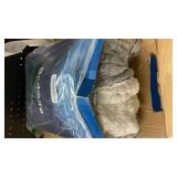 Bedsure Wearable Blanket Hoodie, Long Hooded Blanket Sweatshirt as Christmas Birthday Gifts for Women, Cozy Sherpa Hoodie for Adult, Standard, Grey