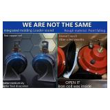 Car Horn Truck Horns 12V,BANHAO Train Horn Waterproof High Low Dual Tone Universal Fit Super Loud Electric Snail Horns Kit for all 12V vehicles, RVs, pickups and off-road cars (with button)