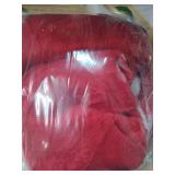 VercanMonth 84 Inch Large Christmas Tree Skirt Red White Plush Tree Skirt Mat Christmas Faux Fur Tree Skirt Xmas Tree Mat for Home Holiday Party Decorations Indoor Outdoor