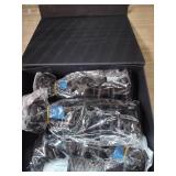 ASHINE Human Hair Bundles Deep Curly Water Wave, Unprocessed Cambodian Raw Hair 14 16 18 Inch, Flip Over Quick Weave Wet and Wave Bundles for Women Natural Black