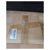 Hewory Hurricane Candle Holder for Pillar Candles: Gold Votive Candle Holders Set of 6, Glass Hurricane with Metal Candle Plate, Pillar Candle Holder for Table Centerpiece Wedding Holiday Home Decor