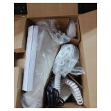 VTech SN5147 Amplified Corded/Cordless Senior Phone with Answering Machine, Call Blocking, 90dB Extra-Loud Visual Ringer, One-Touch Audio Assist on Handset up to 50dB, White