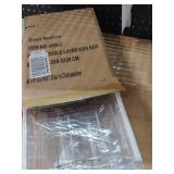 MesRosa Egg Holder for Fridge, Automatically Rolling Egg Storage Container for Refrigerator,Large Capacity Egg Organizer for Fridge with Lid,Clear Plastic Dispenser, Tray & Bin -2 Layer