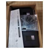 suptek Speaker Wall Mounts, Dual Speaker Stands for Surround Sound Speakers, Universal Bracket, Tilt Swivel Shelves Up to 55lbs Black (2 Pack)