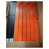 Ultrawall Wall Mount Wood Organizer and Lumber Storage Metal Rack with 3-Level - Indoor & Outdoor Use, 4 Pack