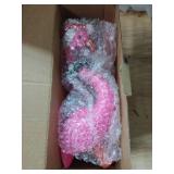 Solar Garden Lights Christmas Decor, 2Packs Solar Flamingo Light Outdoor Waterproof, Xmas Birthday Gifts for Women Mom, Pink Flamingo Garden Statue Decor for Yard Lawn Walkway Pathway Patio Porch