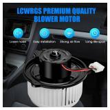 Front AC Blower Motor with Fan Fits for Automatic AC 2014 2015 2016 2017 2018 2019 2020 2021 Mazda 6 CX5 CX-5 Mazda6 Heater Blower Replaces# 76984 GHR161140B