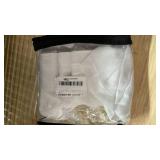 LUGOTAL Pure White Curtains 108 Inches Long Pinch Pleated Chiffon Sheer Curtains for Bedroom Living Room 1 Panel Extra Long Light Filterring Semi-Sheer Curtain Pinch Pleat Drapes, W52 x L108