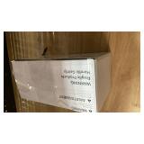 MTLEE 2 Pcs Christmas Tree Shaped Candles Large White Green Xmas Wax Scented Candles 2.5 x 5.5 inch Snow Tree Shaped Candle for Christmas Holiday Table Decoration