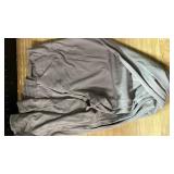 Sunzel Flare Leggings, Crossover Yoga Pants with Tummy Control, High-Waisted and Wide Leg, 32\" Inseam, Silver Grey Medium