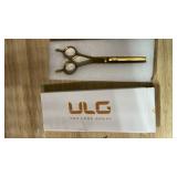 ULG Professional Texturizing & Thinning Shears - 6.5ââ Hair Cutting Scissors, Ultra Sharp Japanese Stainless Steel, Ambidextrous Ergonomic Handle for Barbers, Stylists, Salon & Home Use, Gol